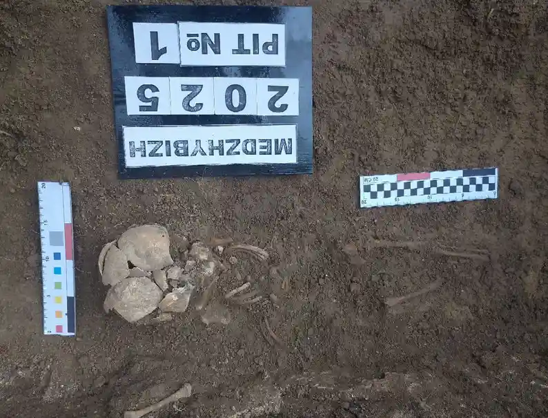 Під Меджибізьким замком археологи знайшли скелет дитини та унікальні артефакти кількасотлітньої давнини